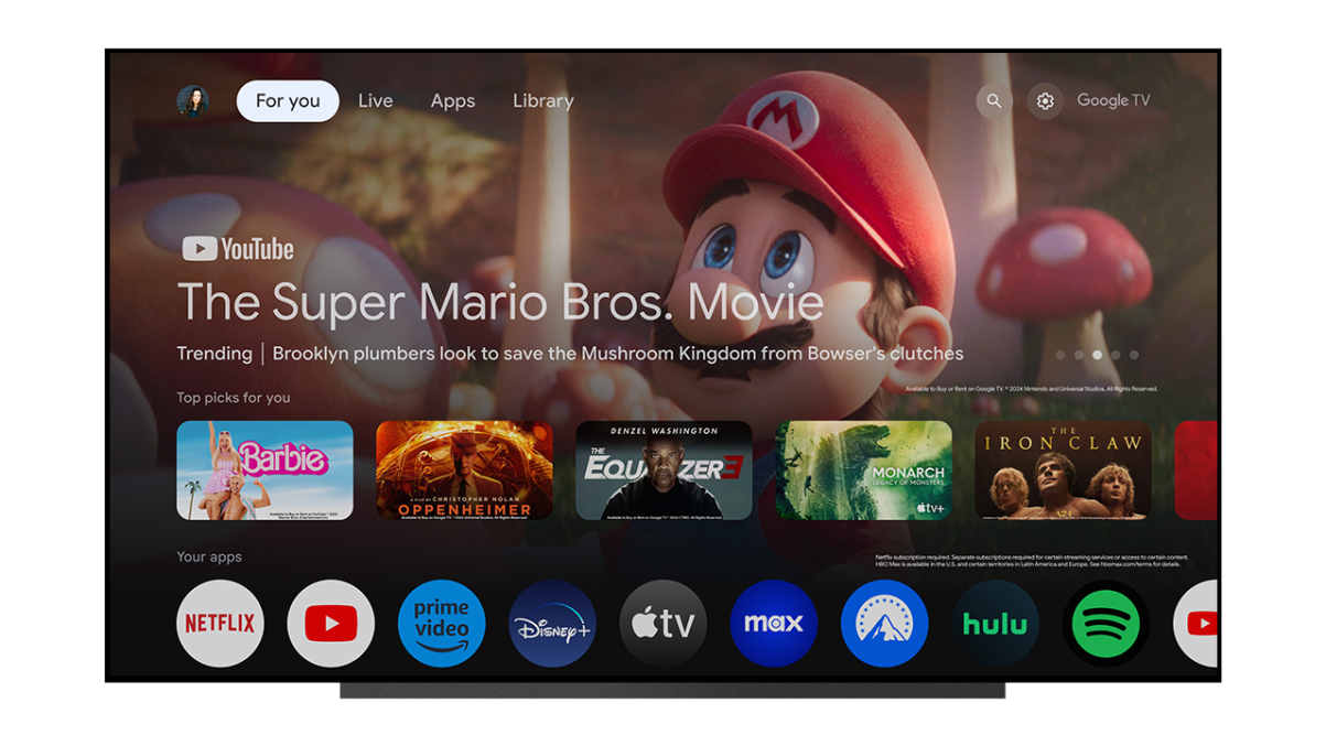 Google TV ha una schermata iniziale ridisegnata con icone rotonde e altro ancora Google TV ha una schermata iniziale ridisegnata con icone rotonde e altro ancora