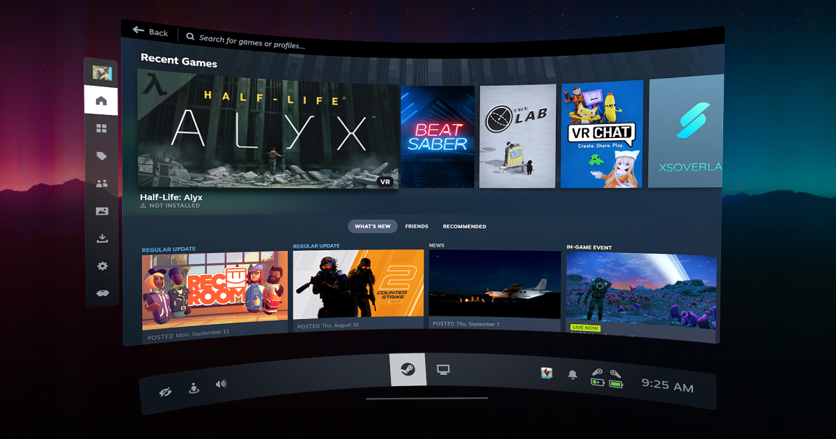 Valve rilascia la beta di Steam VR 2.0, che aggiunge nuove funzionalità, integra le funzioni di Steam e risolve i bug. Valve rilascia la beta di Steam VR 2.0, che aggiunge nuove funzionalità, integra le funzioni di Steam e risolve i bug.
