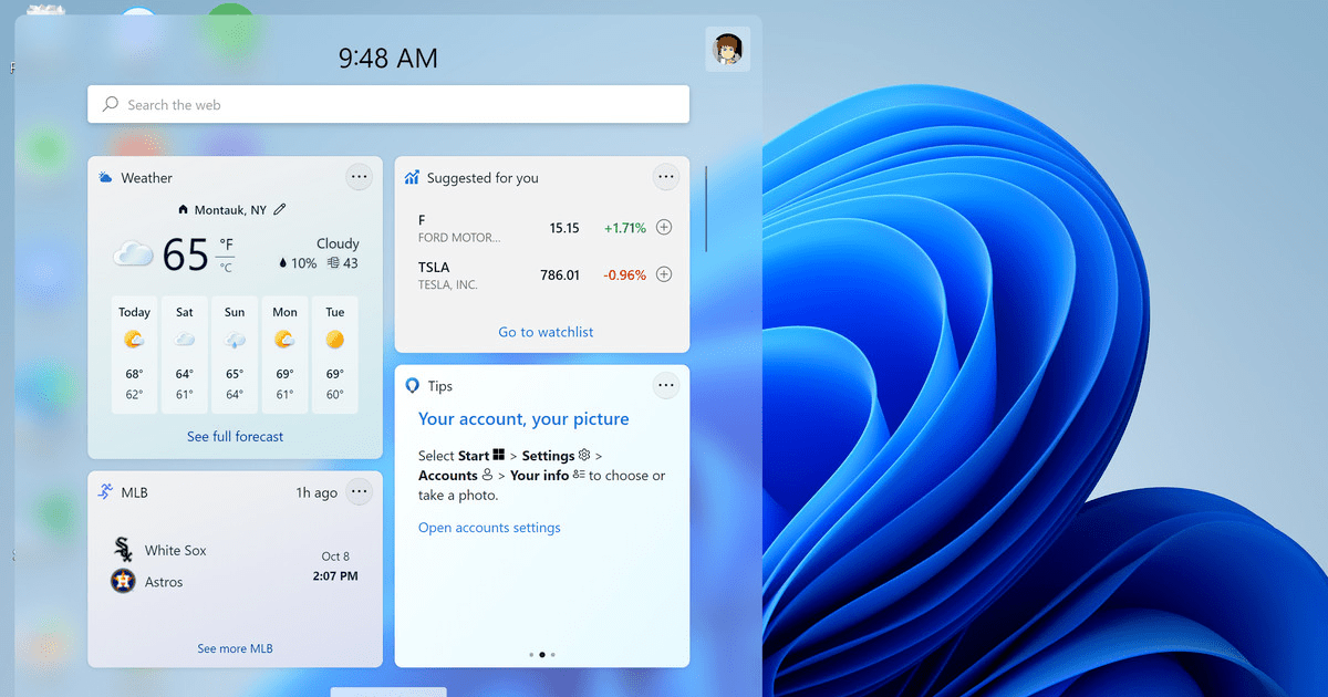 Microsoft sta aggiungendo nuovi widget interattivi a Windows 11 che saranno in grado di inviare notifiche. Microsoft sta aggiungendo nuovi widget interattivi a Windows 11 che saranno in grado di inviare notifiche.