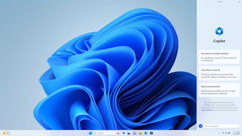 Copilot per Windows 11 rilasciato in anteprima pubblica Copilot per Windows 11 rilasciato in anteprima pubblica