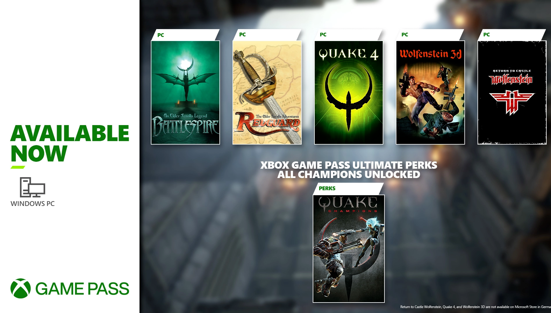 Classic Quake 4 e Wolfenstein aggiunti al catalogo di Game Pass su PC Classic Quake 4 e Wolfenstein aggiunti al catalogo di Game Pass su PC