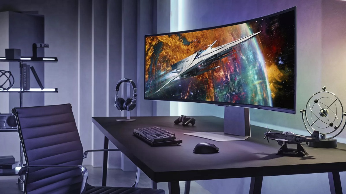 Samsung ha aperto i preordini per la sua ammiraglia Odyssey OLED G9 a 240 Hz con display QD-OLED 5K a partire da 2.200 dollari.
