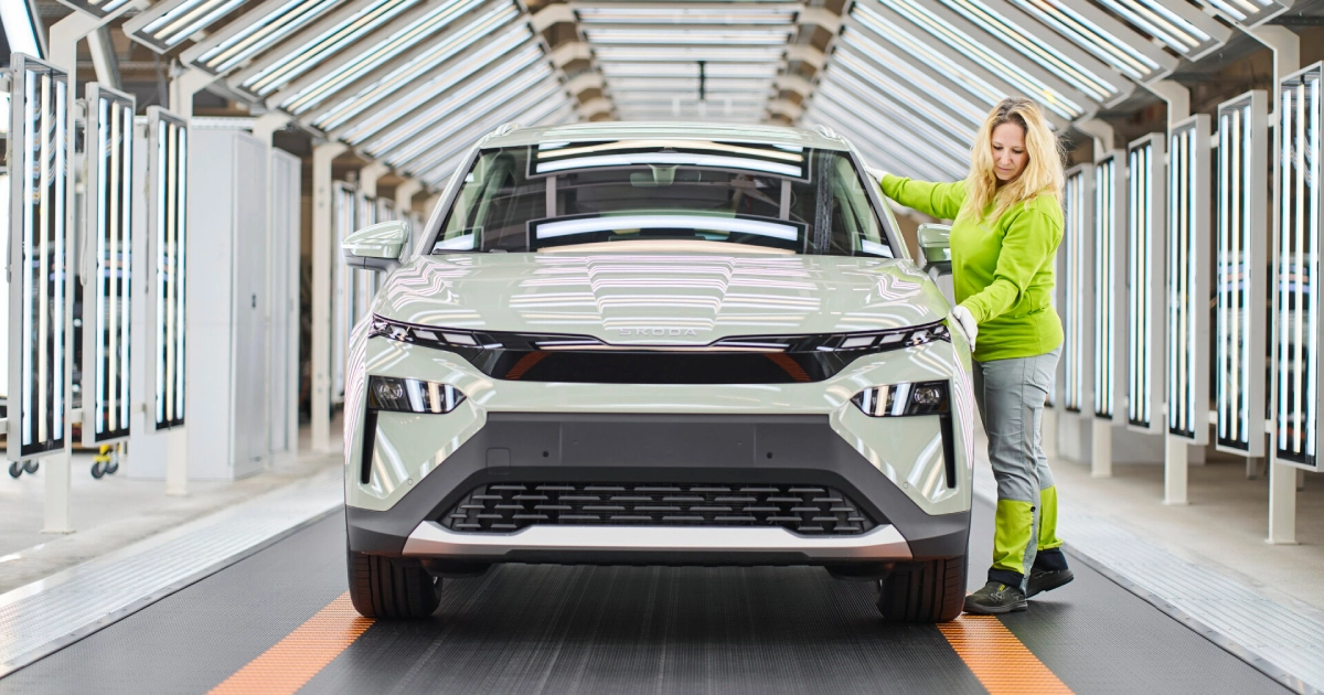 Škoda Elroq: Test di fabbrica della nuova era dei veicoli elettrici