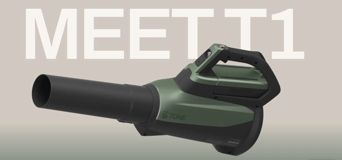 Tone Outdoors T1: soffiatore innovativo a batteria per giardinieri moderni