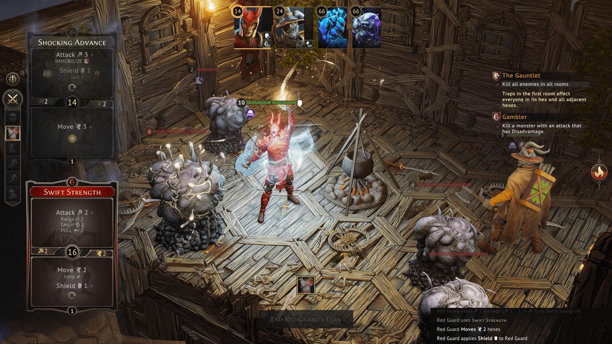 La prima espansione per videogiochi di Gloomhaven, Lo squalo del leone, verrà lanciata il 17 maggio su Steam e GoG