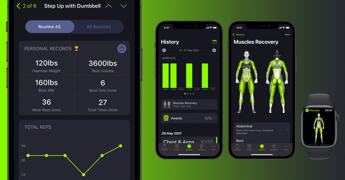 SmartGym per iOS, watchOS, Mac riceve un importante aggiornamento con targeting e recupero muscolare, record personali e molto altro SmartGym per iOS, watchOS, Mac riceve un importante aggiornamento con targeting e recupero muscolare, record personali e molto altro