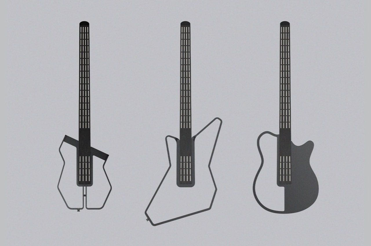 Questa chitarra elettrica è un controller MIDI che ti trasforma in un mago della musica Questa chitarra elettrica è un controller MIDI che ti trasforma in un mago della musica