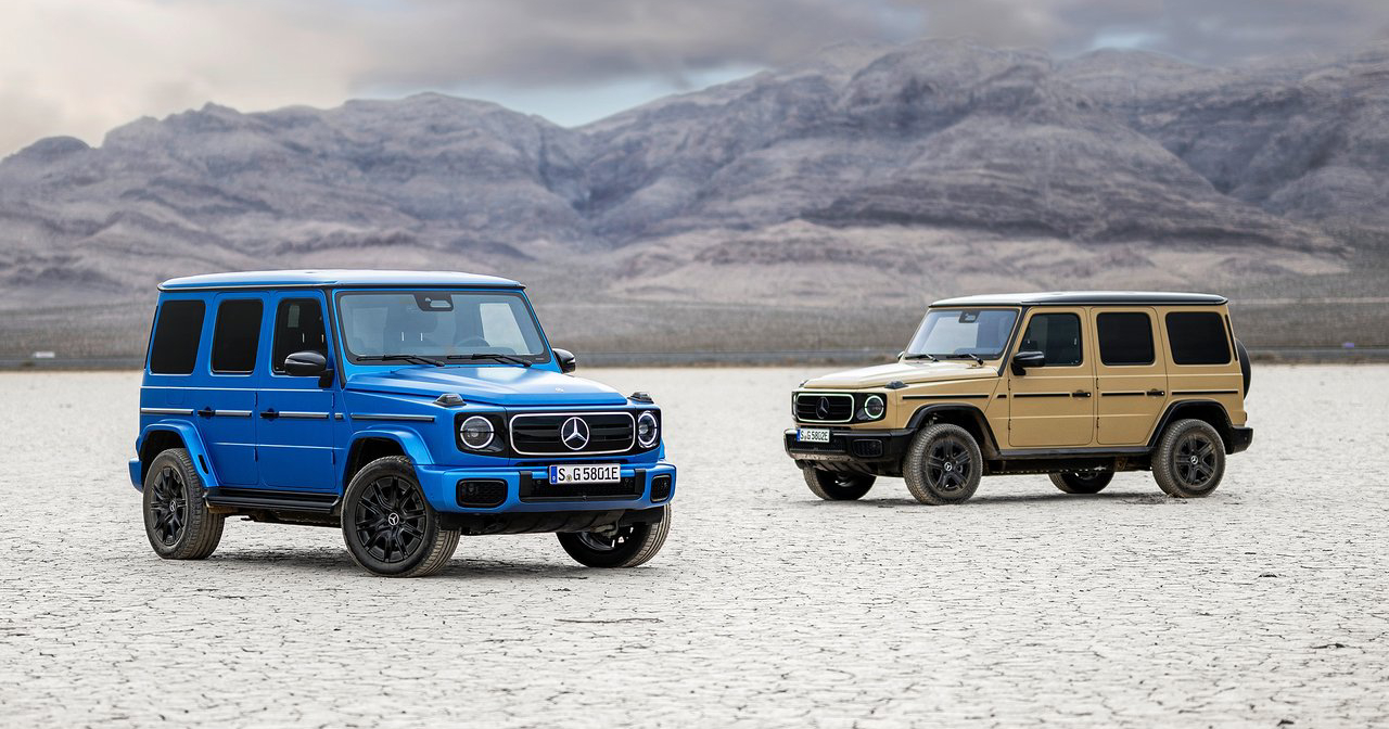 La G-Class elettrica sulla strada