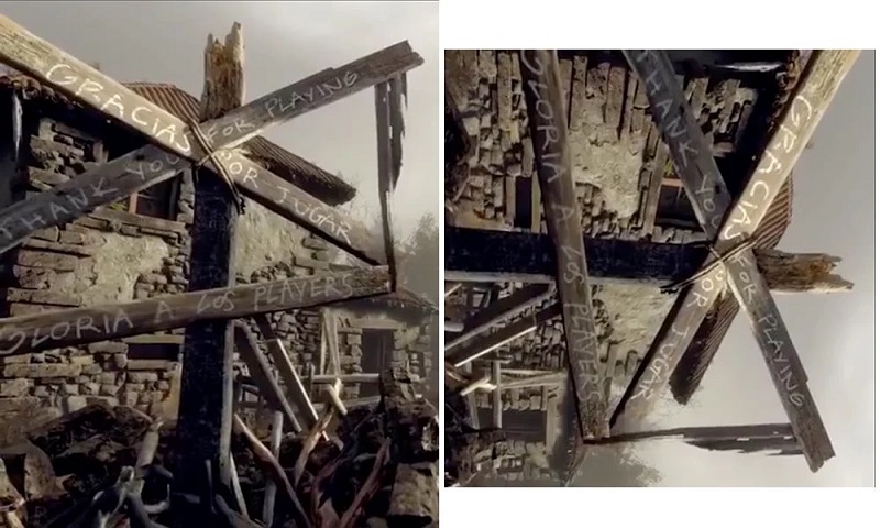 Una struttura di legno che ricorda IX nel teaser di Resident Evil 9