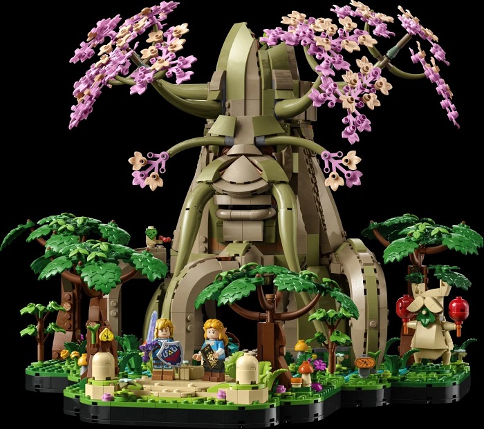 In un'interessante collaborazione tra Nintendo e LEGO, è stato annunciato il primo costruttore a tema The Legend of Zelda che permetterà di assemblare due varianti del Grande Albero di Deku.-2 In un'interessante collaborazione tra Nintendo e LEGO, è stato annunciato il primo costruttore a tema The Legend of Zelda che permetterà di assemblare due varianti del Grande Albero di Deku.-2