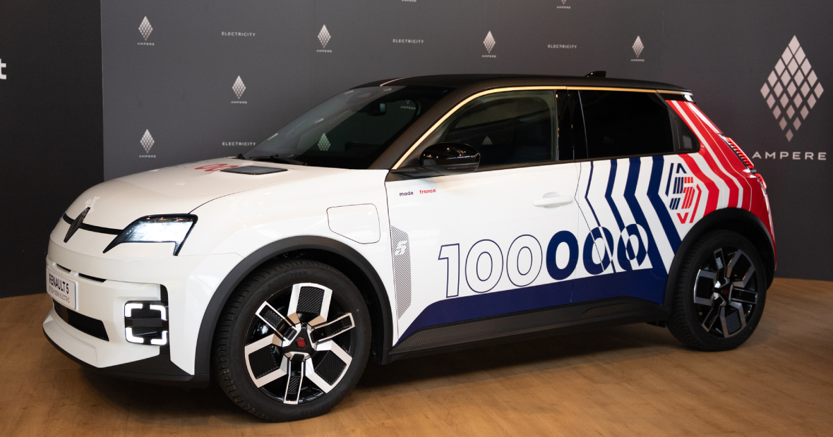 100.000 veicoli Renault 5 E-Tech Electric prodotti a Douai