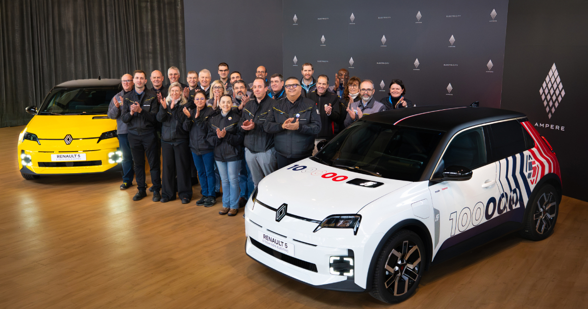 100.000 veicoli Renault 5 E-Tech Electric prodotti a Douai - Variante 2
