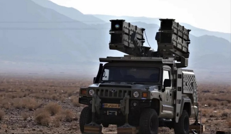 Il sistema di difesa aerea Tondar in un'esercitazione militare