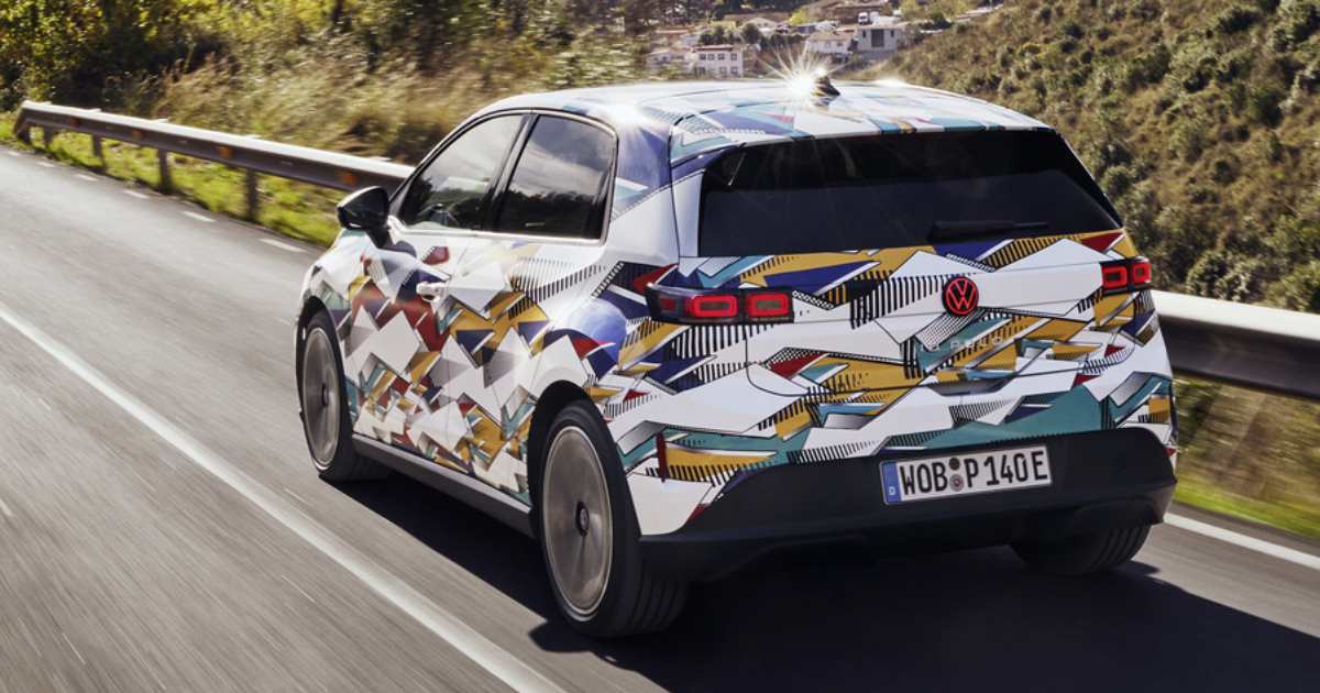 Volkswagen ID. Polo su percorso di prova