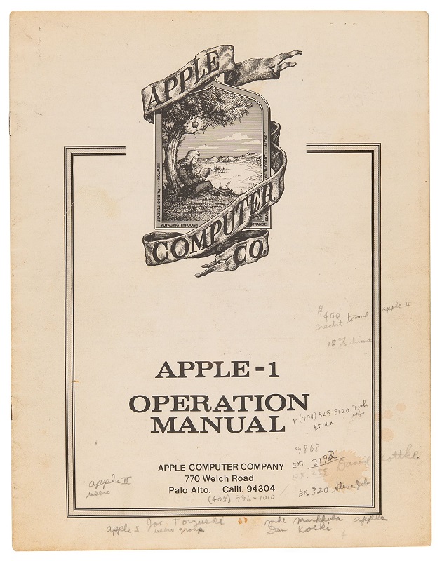 Indicazioni e note dei fondatori di Apple