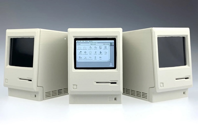 Copia funzionante del Macintosh basata su Raspberry Pi Pico