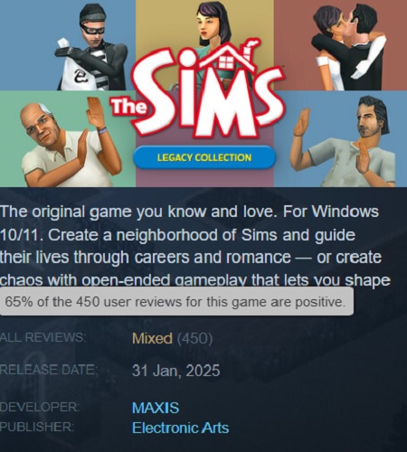 Un'immagine di The Sims 1