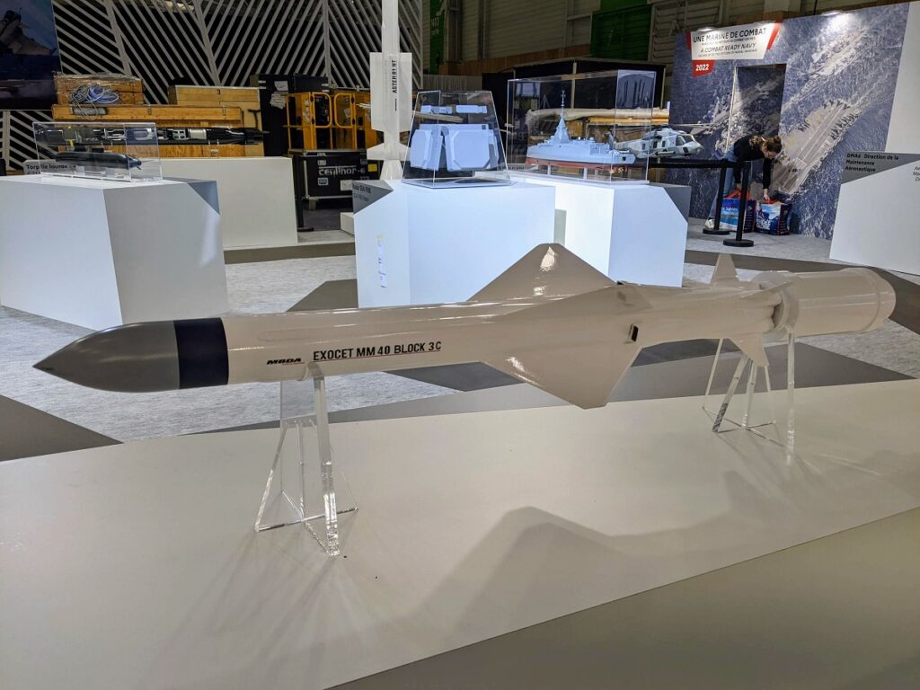 MBDA inizierà le consegne di missili antinave Exocet MM40 alla Marina francese MBDA inizierà le consegne di missili antinave Exocet MM40 alla Marina francese