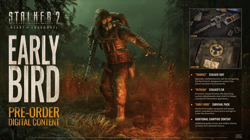 Fucile, tuta e zaino: gli sviluppatori di Stalker 2: Heart of Chornobyl hanno rivelato gli oggetti di gioco che i giocatori riceveranno con il pre-ordine-2 Fucile, tuta e zaino: gli sviluppatori di Stalker 2: Heart of Chornobyl hanno rivelato gli oggetti di gioco che i giocatori riceveranno con il pre-ordine-2
