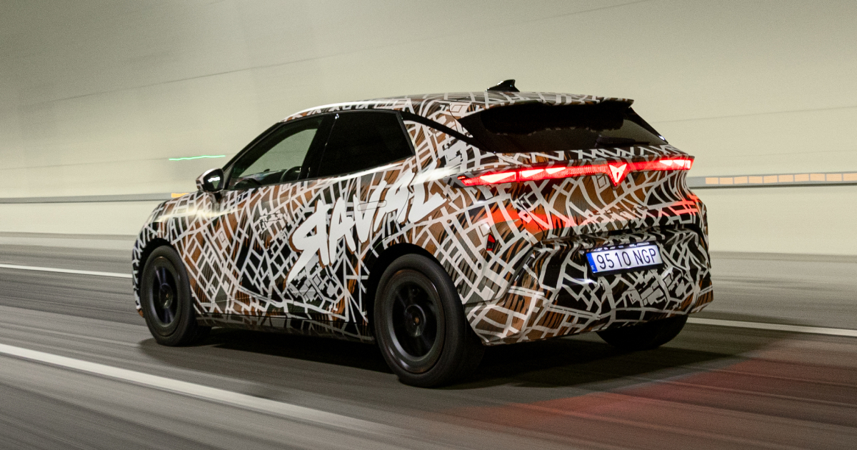 Cupra Raval in fase di test