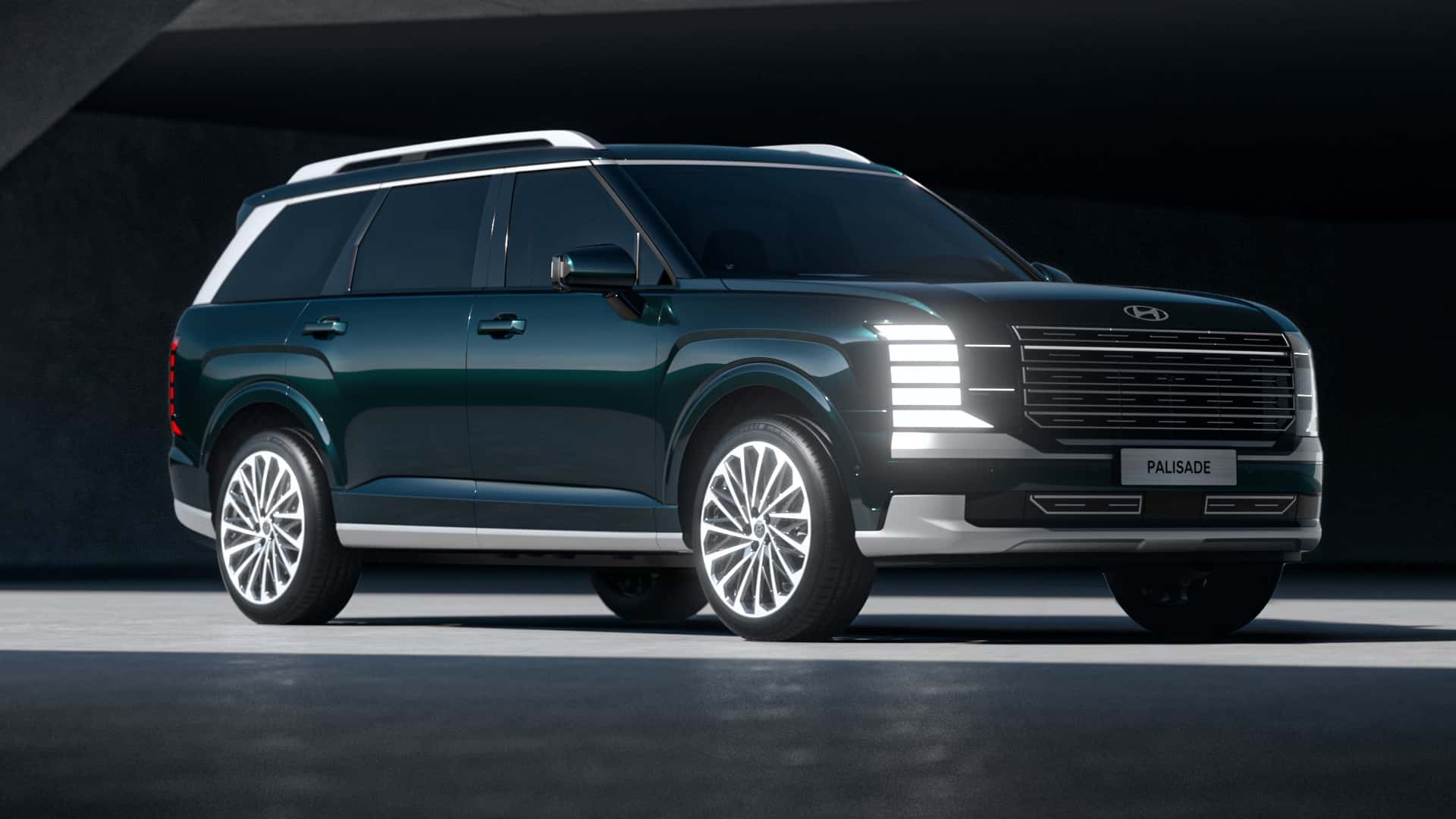 Hyundai Palisade vista posteriore Hyundai Palisade vista posteriore
