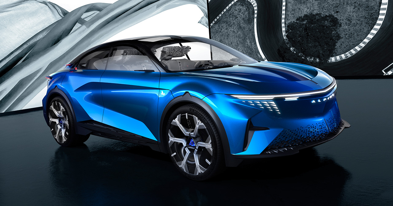 Concept car Alpine A390 al Salone dell'Automobile di Parigi