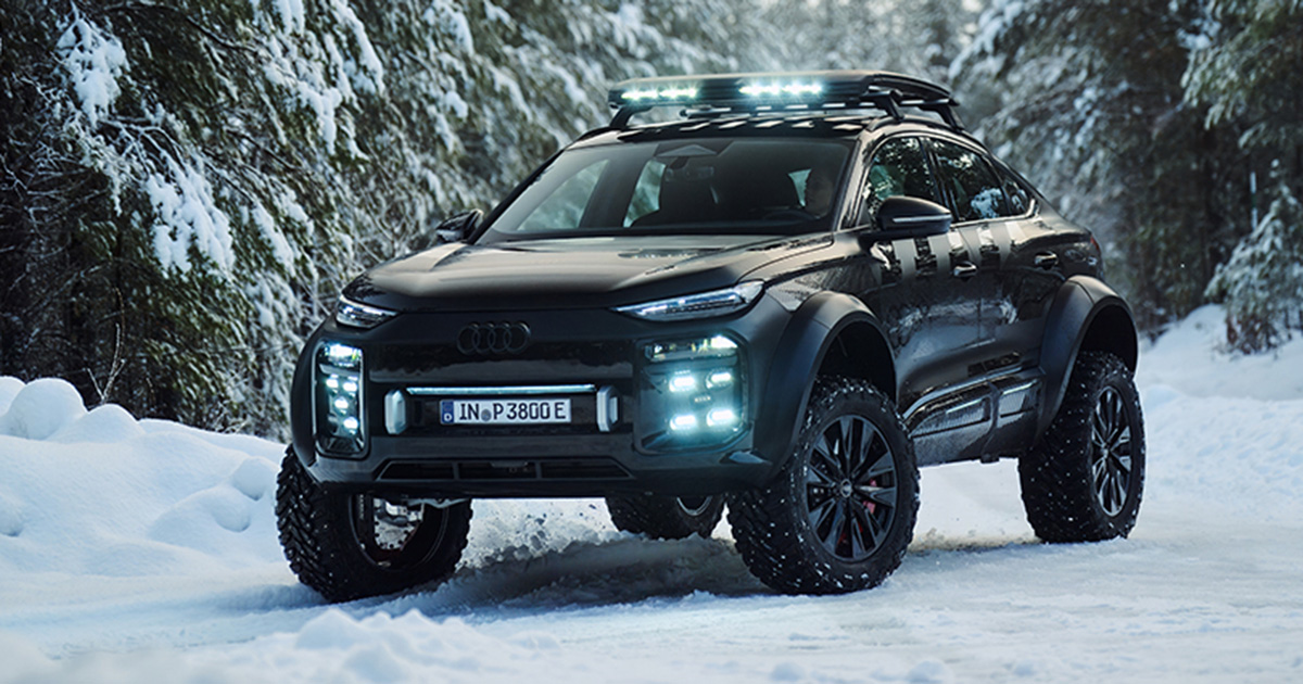 Concetto di SUV elettrico Q6 Sportback E-Tron Concetto di SUV elettrico Q6 Sportback E-Tron