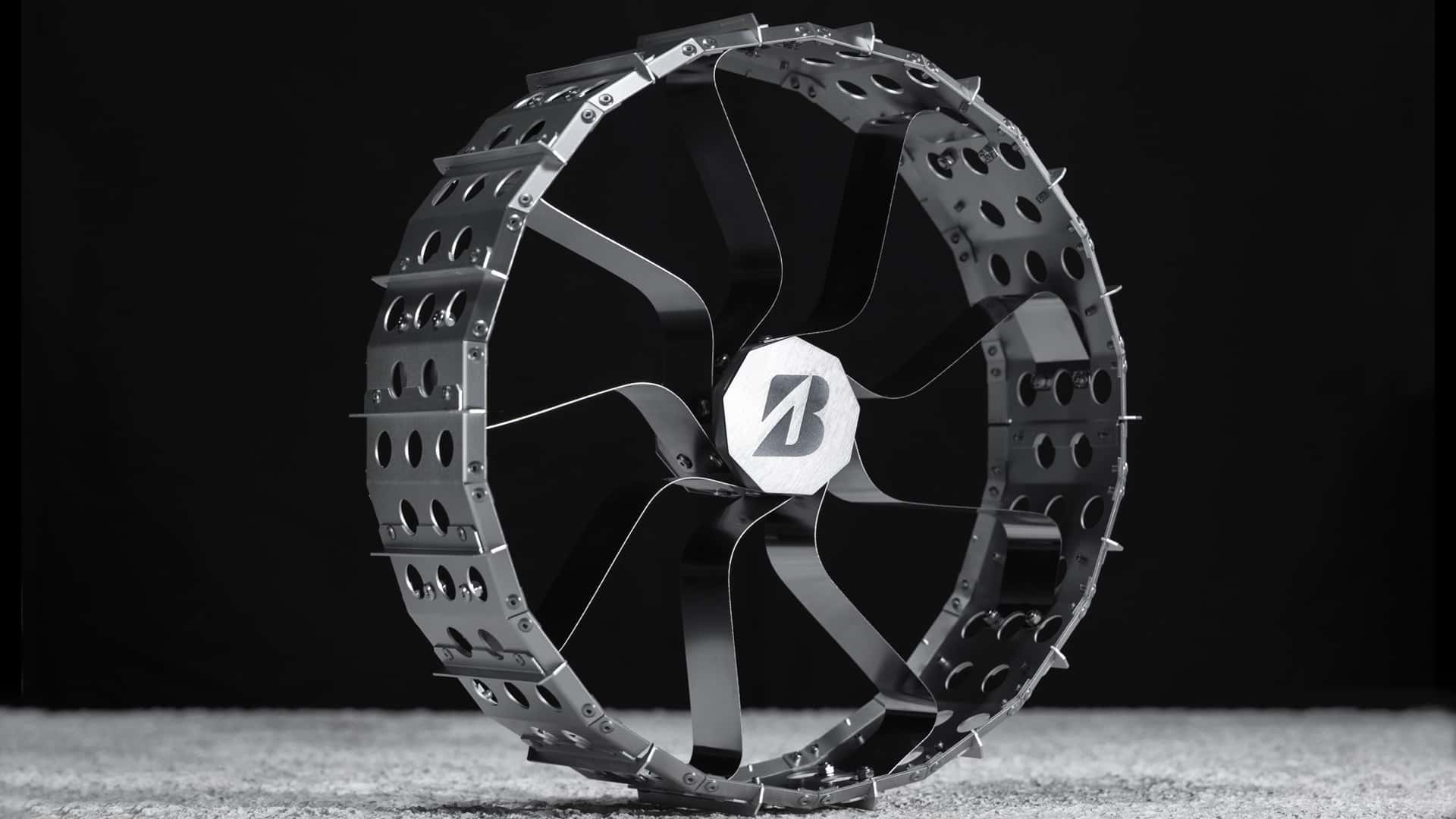 Ruota spaziale Bridgestone per il rover lunare Ruota spaziale Bridgestone per il rover lunare