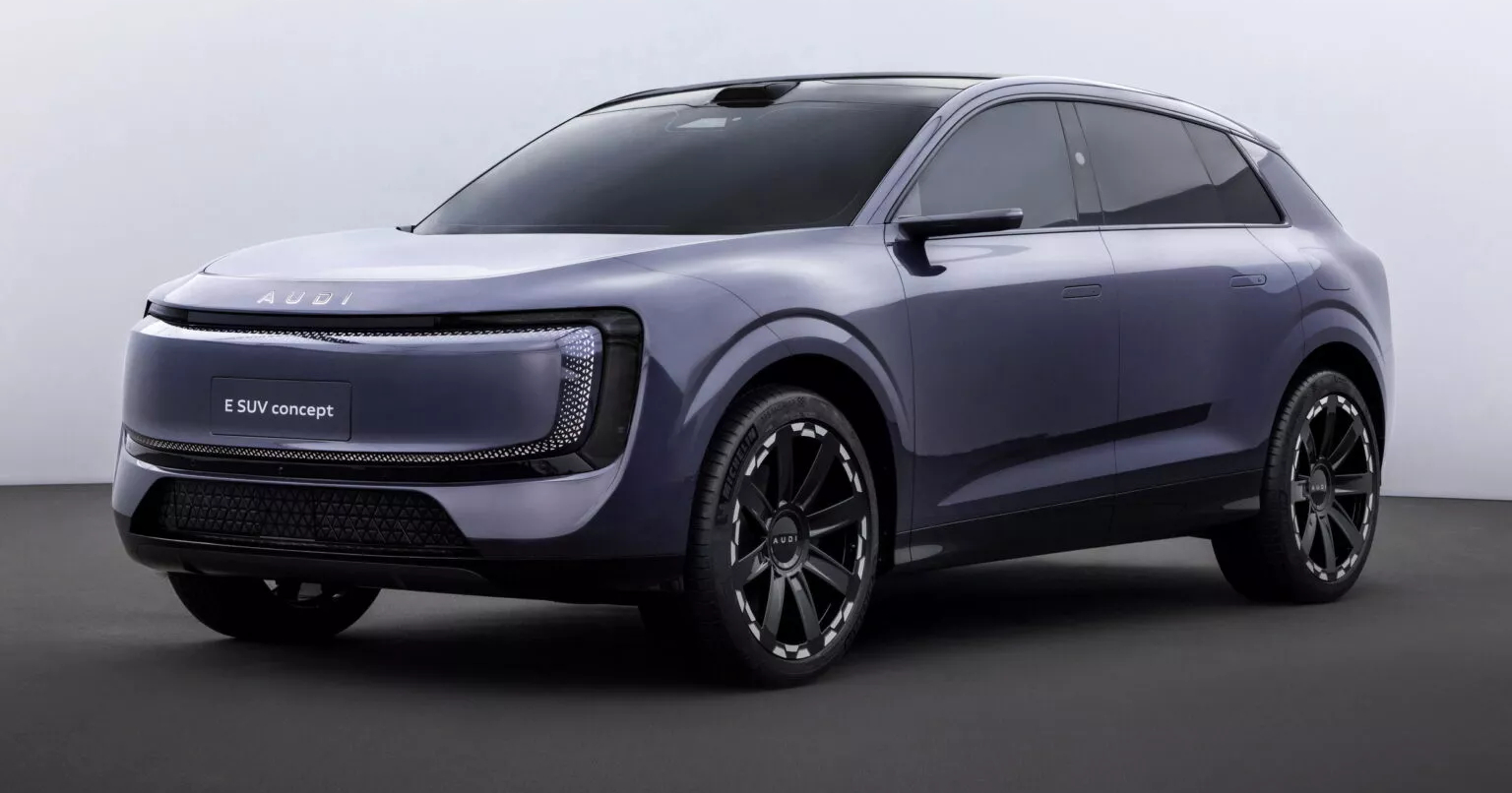 Concept AUDI E SUV - vista laterale