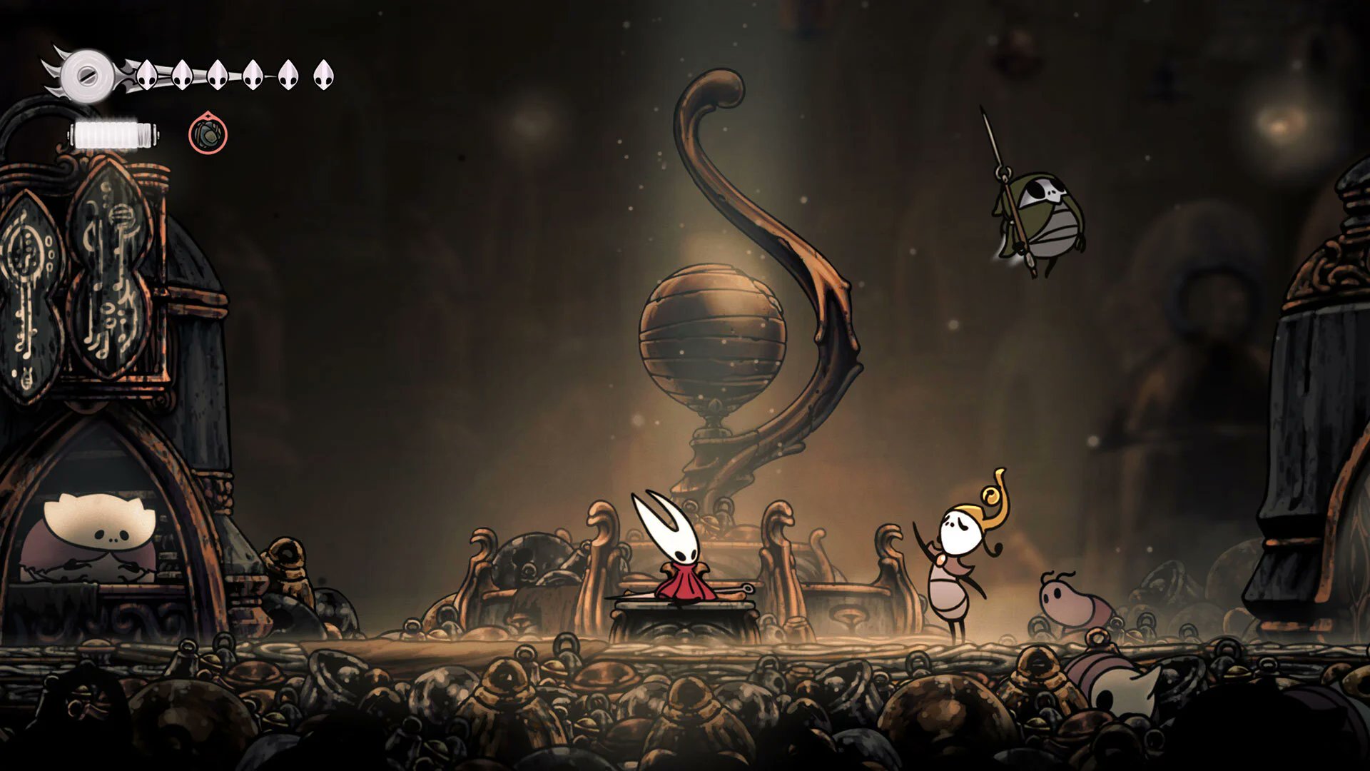 Schermata di Hollow Knight: Silksong, che mostra la nuova grafica Schermata di Hollow Knight: Silksong, che mostra la nuova grafica