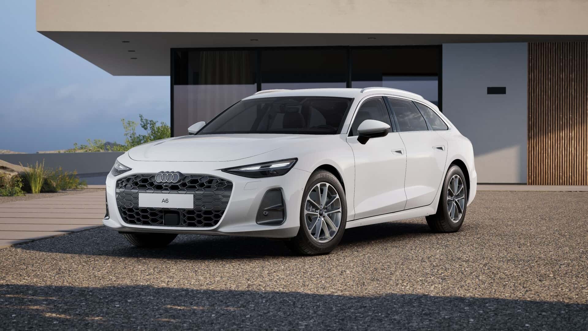Design dell'Audi A6 Avant 2025 in configurazione base Design dell'Audi A6 Avant 2025 in configurazione base