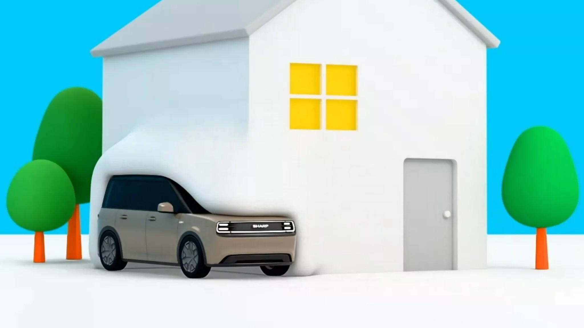 Sharp LDK+ minivan interior