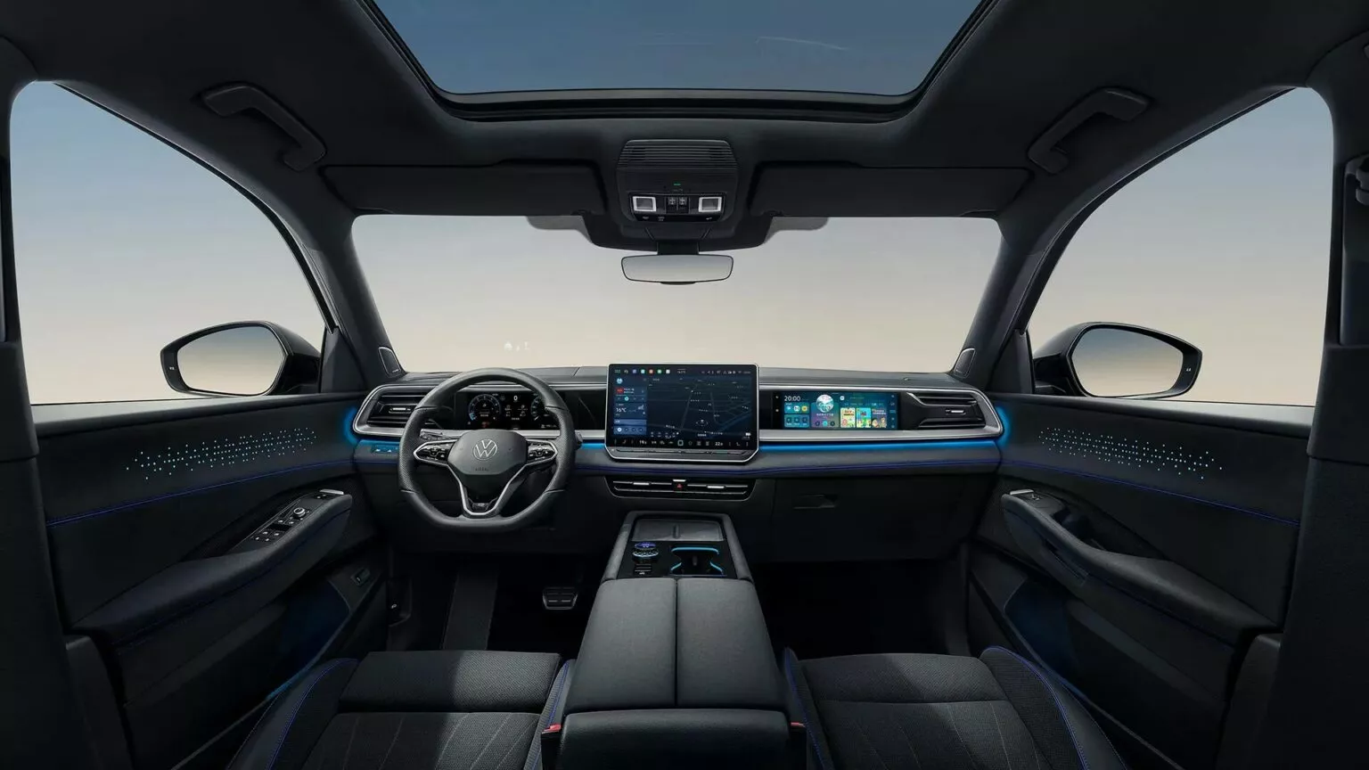 Interno del VW Teramont Pro