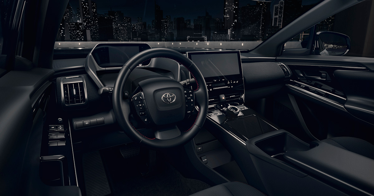 2025 Toyota bZ4X Nightshade Edition - Perla Wind Chill - Vista posteriore