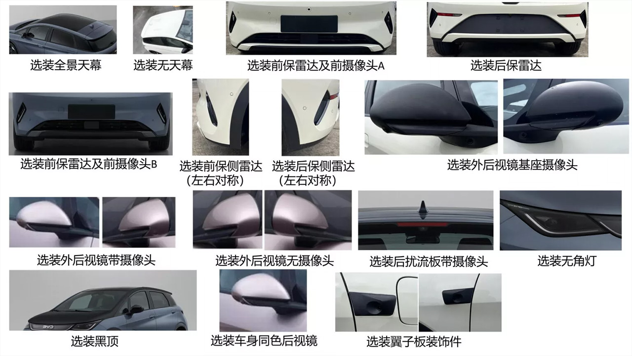 BYD Dolphin 2026 rinnovato: vista posteriore BYD Dolphin 2026 rinnovato: vista posteriore