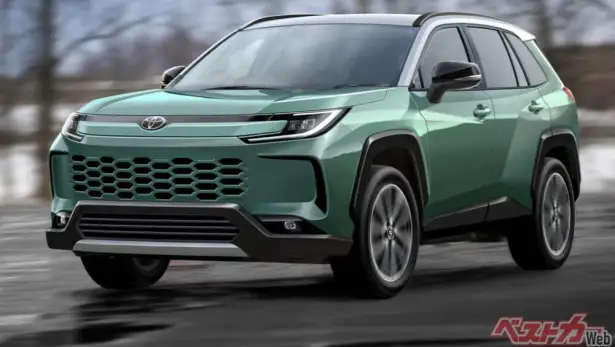 Rendering non ufficiale della nuova Toyota RAV4