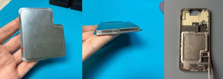 prototipo della batteria dell'iPhone 17 Air per il mercato cinese
