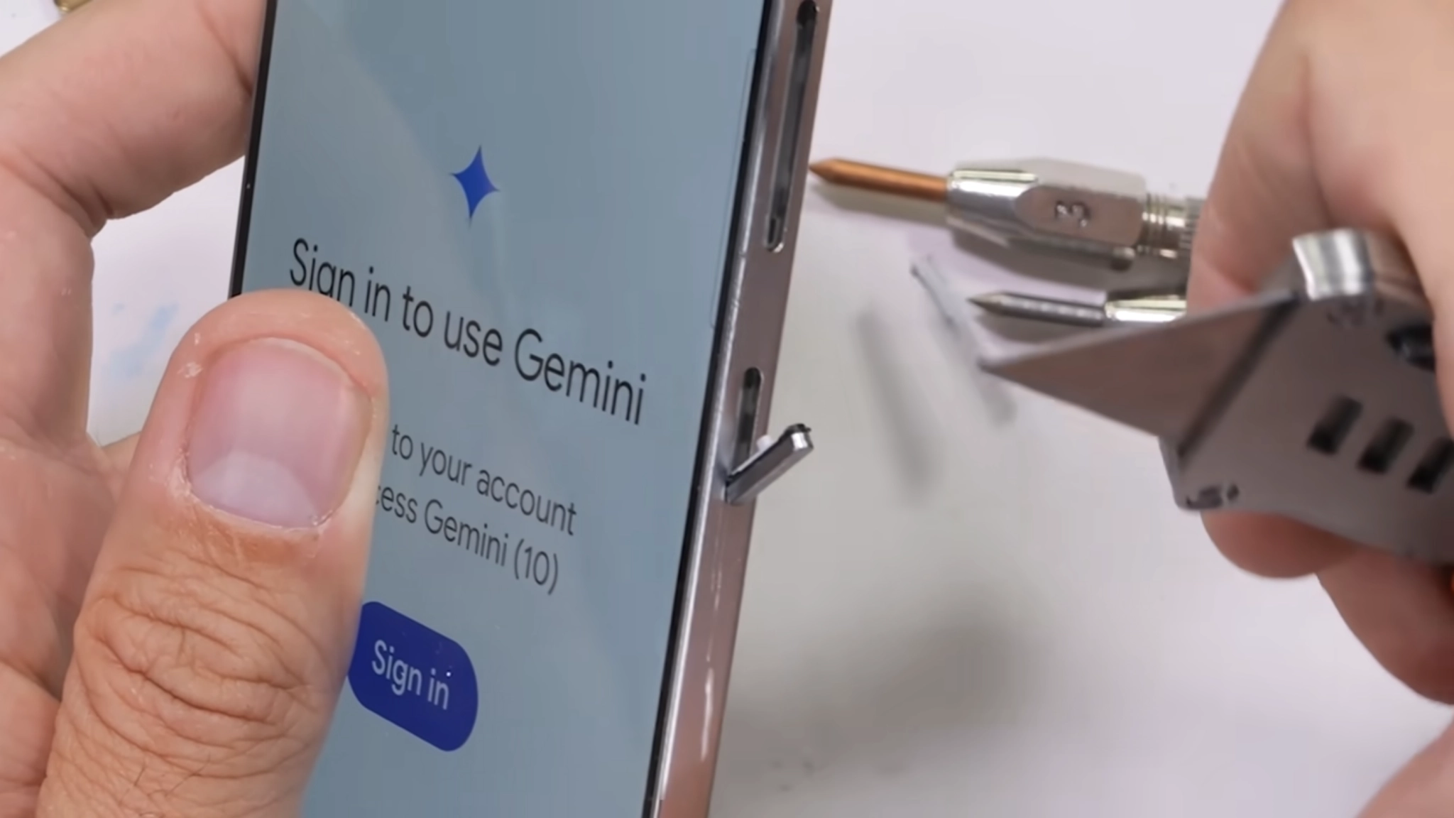 Prova del Galaxy S25 Edge