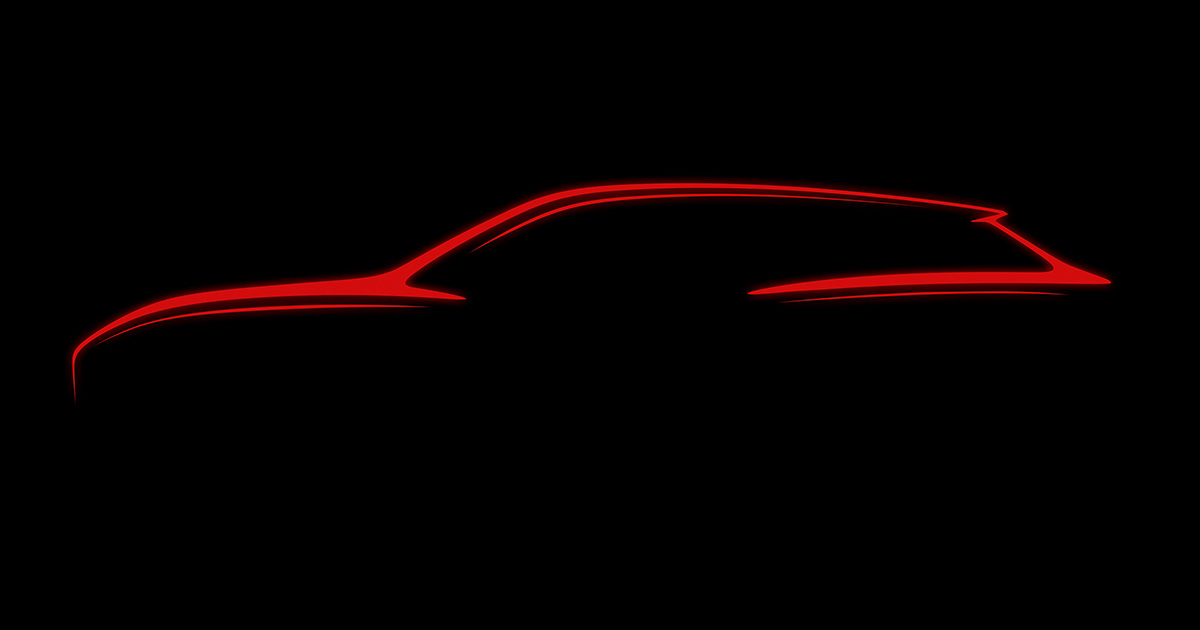 Teaser del SUV elettrico Mercedes-AMG.