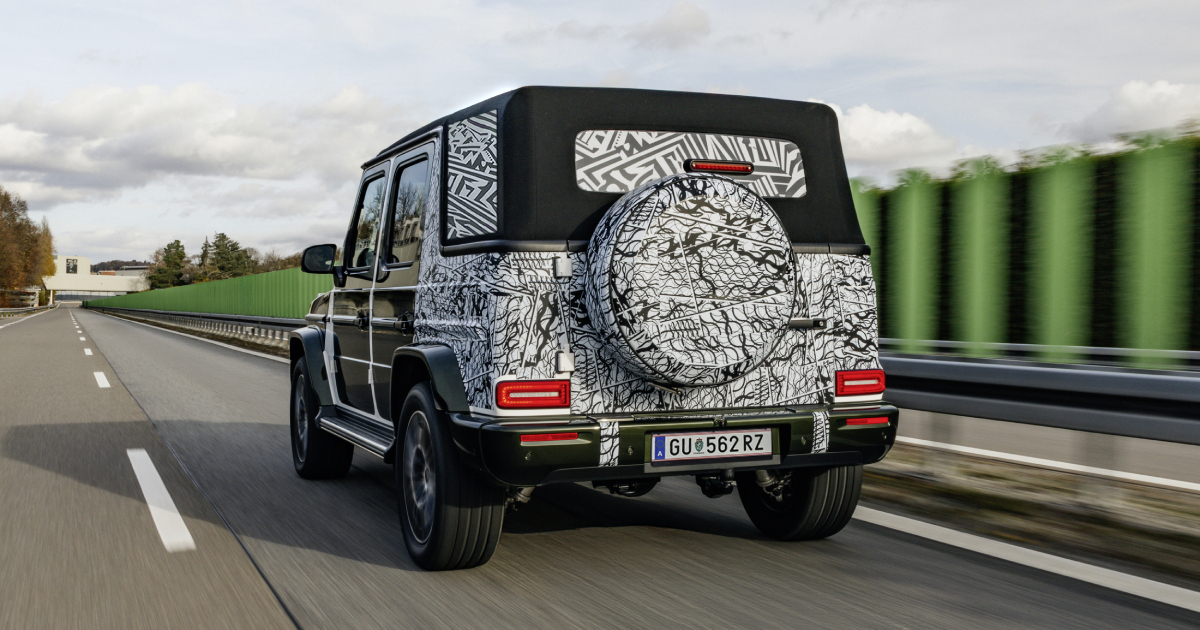 Prototipo 2025 Mercedes-Benz G-Class in prova