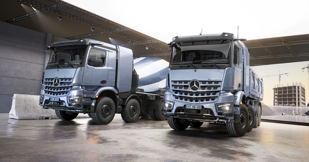 Camion elettrico Mercedes-Benz eArocs 400 Camion elettrico Mercedes-Benz eArocs 400