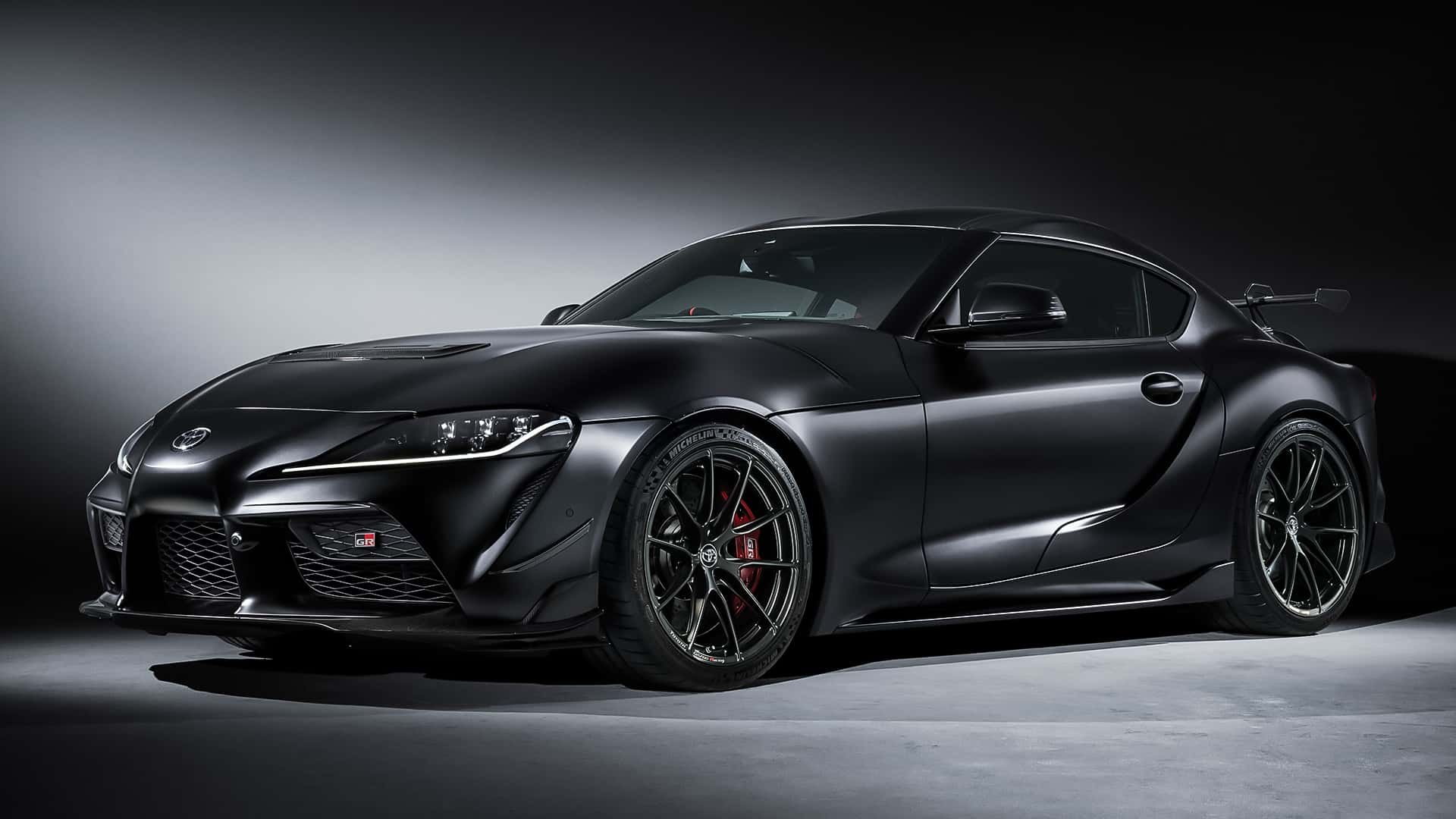 Toyota Supra Final Edition vista da dietro Toyota Supra Final Edition vista da dietro