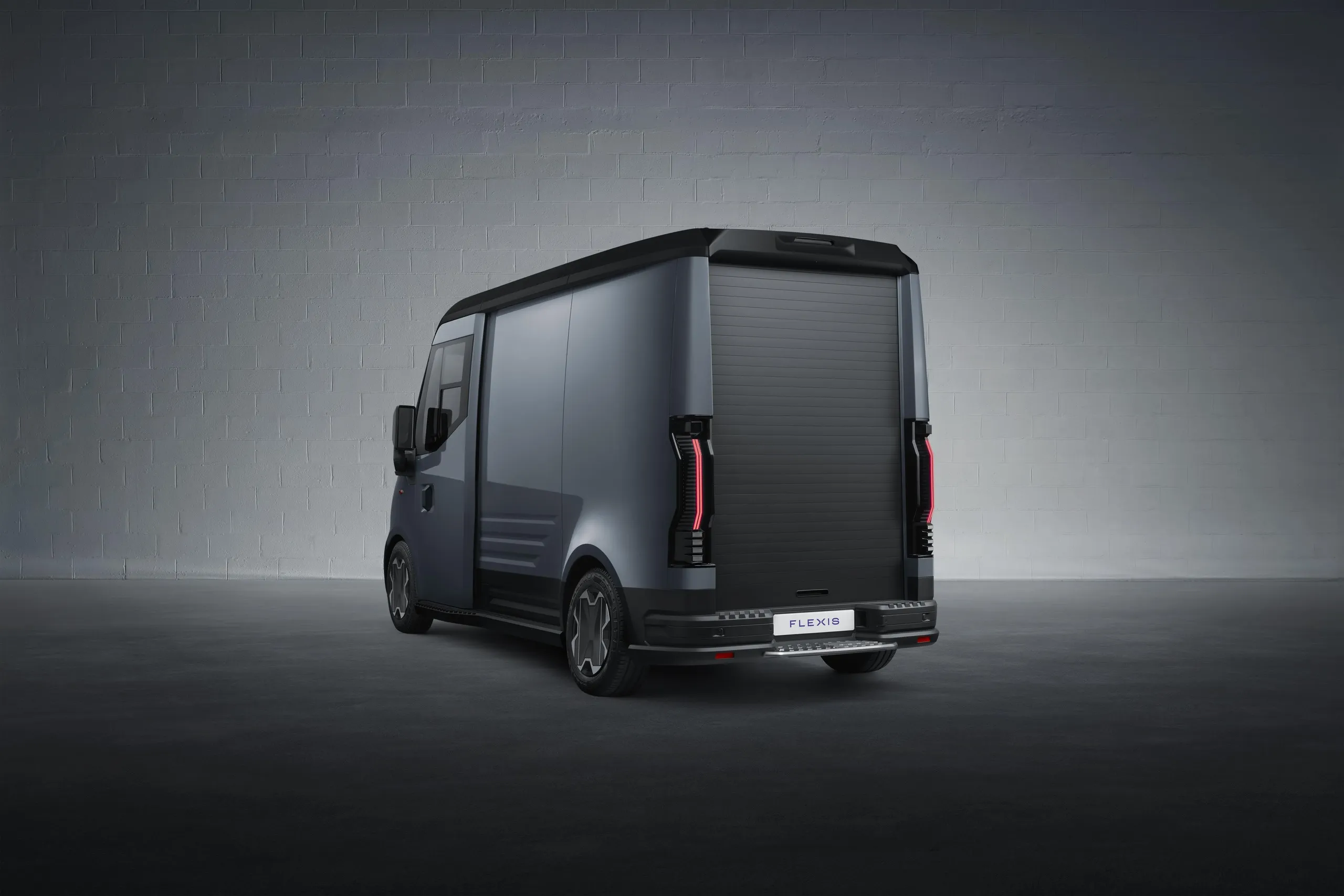 Interno dello Step-in Van elettrico Interno dello Step-in Van elettrico