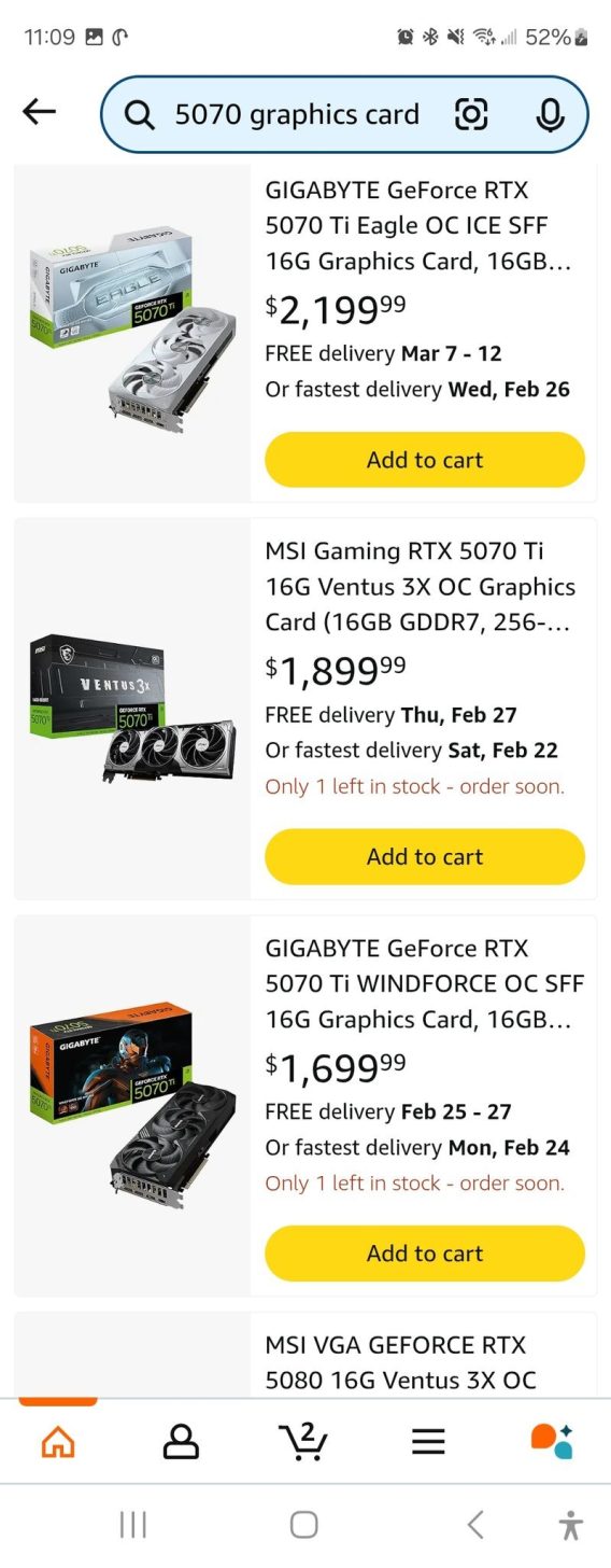 Versione personalizzata di GeForce RTX 5070 Ti