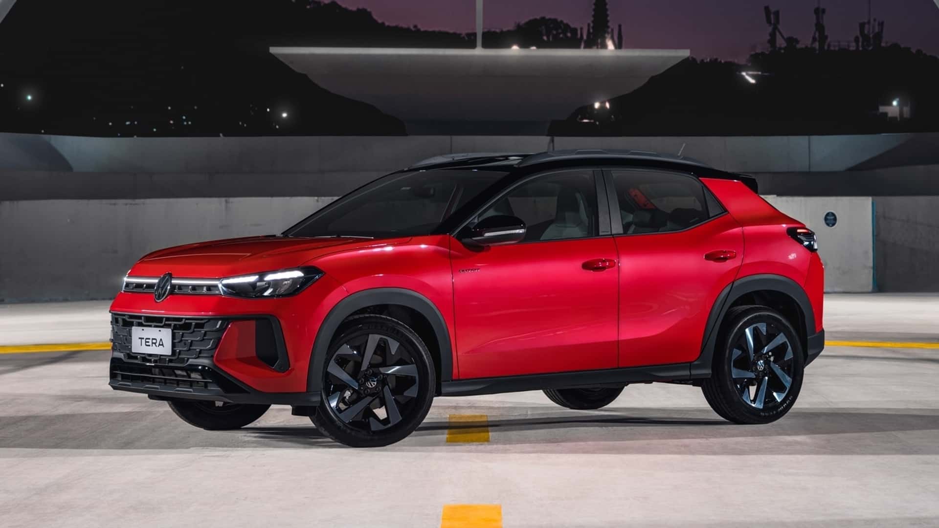 Vista posteriore della Volkswagen Tera