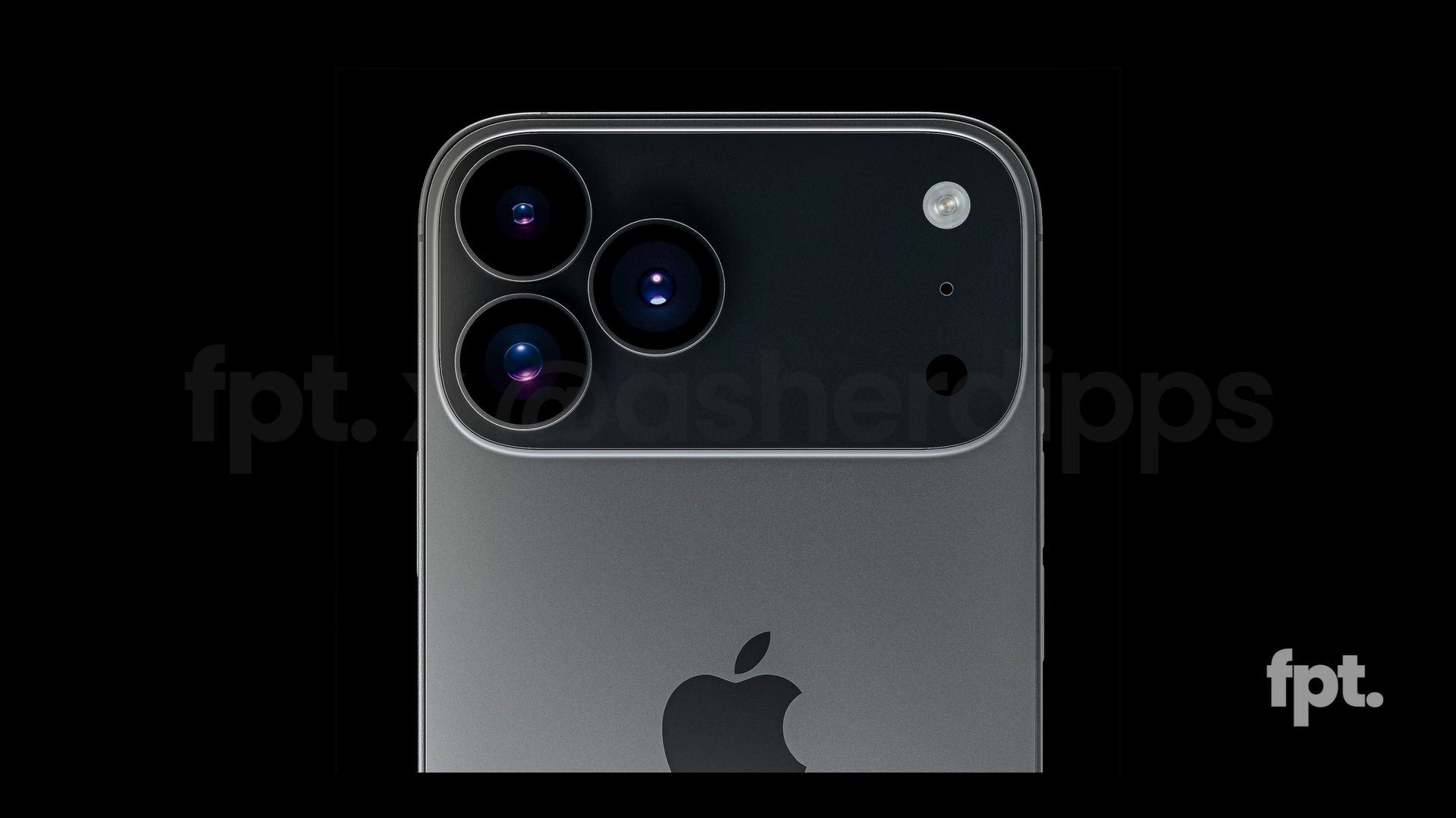 Rendering della fotocamera di iPhone 17 Pro Rendering della fotocamera di iPhone 17 Pro