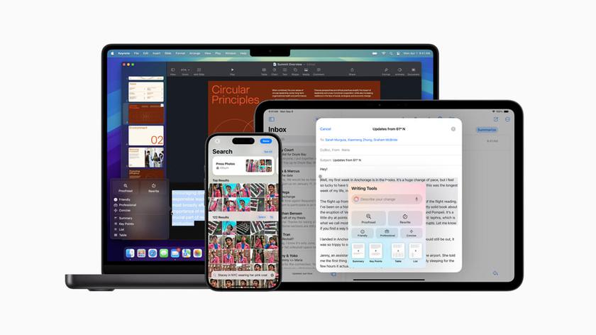 Intelligenza Apple. Illustrazione di Apple