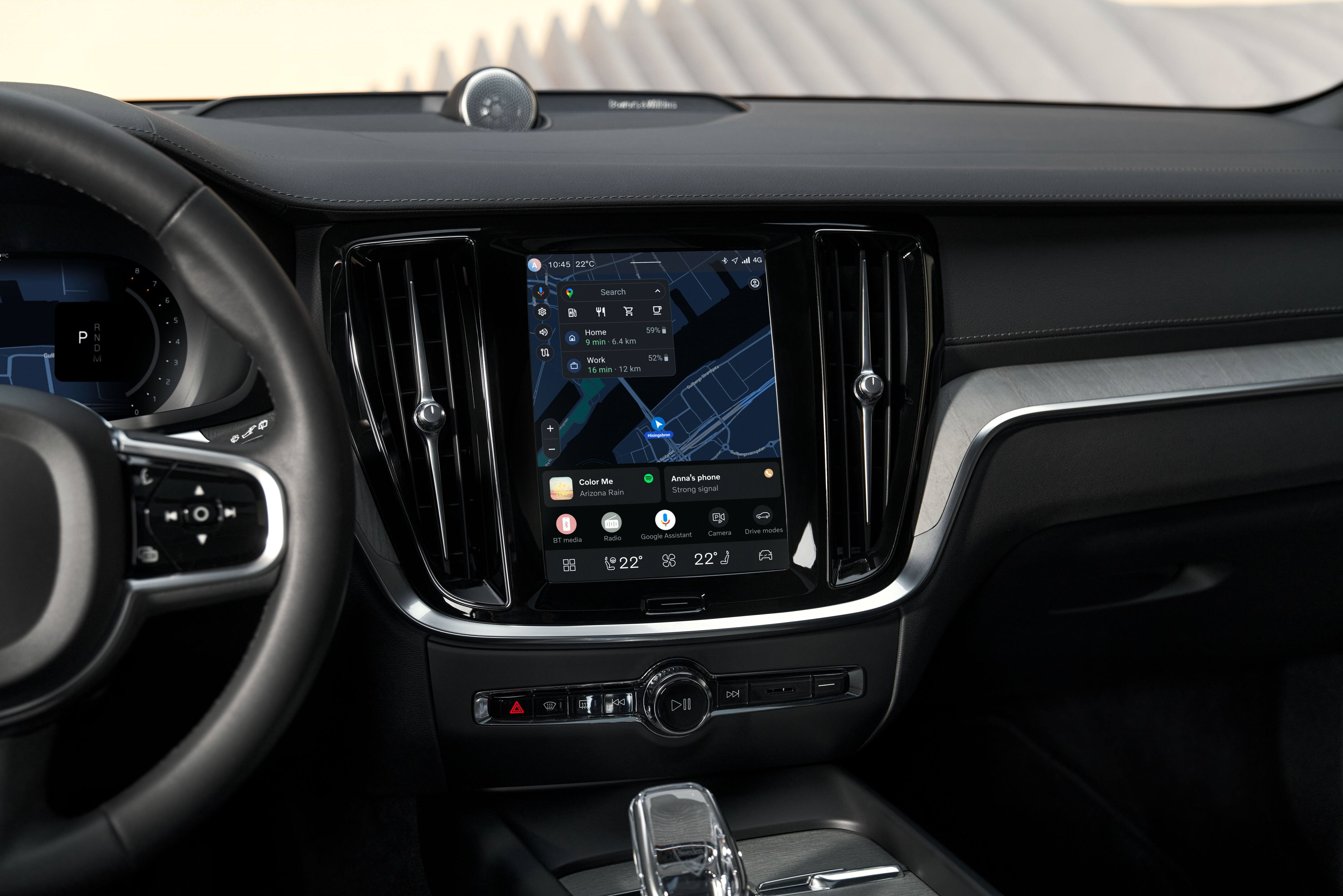 Esempio di interfaccia UX di un'auto Volvo Esempio di interfaccia UX di un'auto Volvo