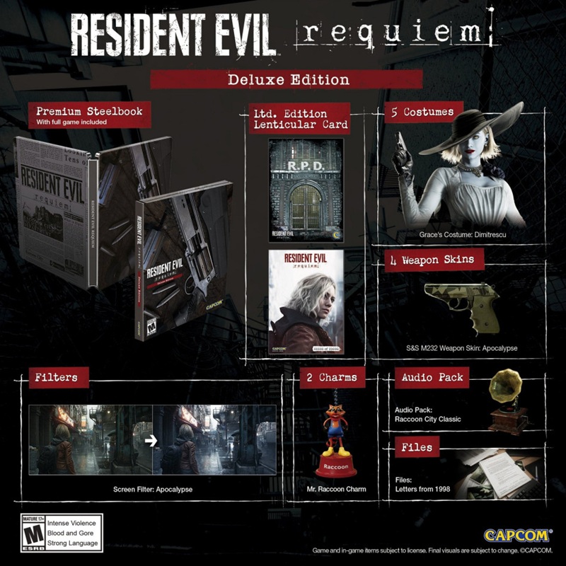 Immagine Edizione Steelbook di Resident Evil Requiem