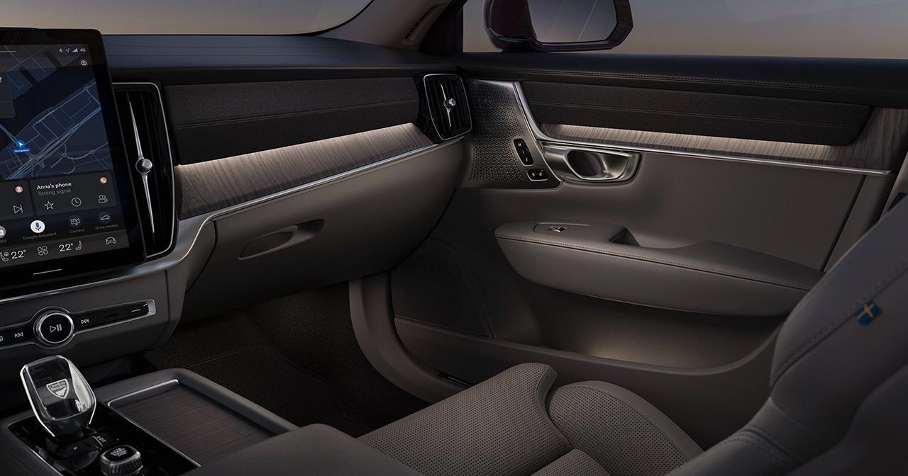 Cambiamenti cosmetici nell'interno della nuova Volvo S90